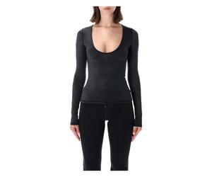 Diesel - T-Elphin LS - Femme - Tops - Noir - Taille: 38 FR