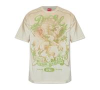 Diesel - T-Griffo T-Shirt - Homme - Tops - Beige - Taille: 2XL