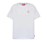 Diesel - T-Normy-S16 T-shirt - Femme - Tops - Blanc - Taille: 36 FR