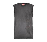 Diesel - T-Rawbisco Sleeveless Top - Homme - Tops - Gris - Taille: XL