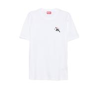 DIESEL T-Shirt 'Adjust' rouge cerise / noir / blanc, Taille XXL