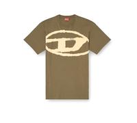 DIESEL T-Shirt BLEACH olive | S