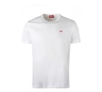 Diesel - T-Shirt Col Rond en Coton - Homme - Tops - Blanc - Taille: M