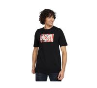 Diesel - T-shirt décontracté pour homme - Homme - Tops - Noir - Taille: L