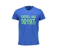Diesel - T-shirt en coton bleu Urban Jungle - Homme - Tops - Bleu - Taille: 2XL