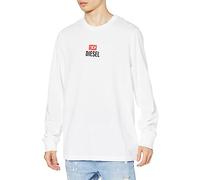 Diesel T-Shirt Manches Longues Blanc Homme Small Blanc L