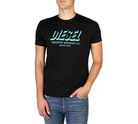 Diesel T-Shirt pour Homme, Noir, L