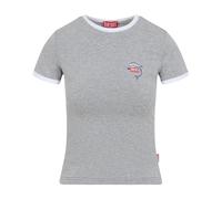 Diesel - T-shirt T-uncuties - Femme - Tops - Gris - Taille: 38 FR