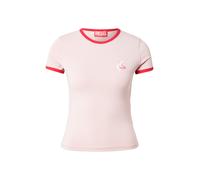 DIESEL T-shirt 'UNCUTIES' rose / rouge / blanc, Taille XS