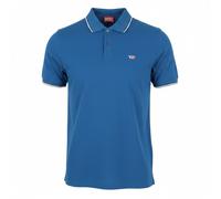 Diesel T-Smith-D Polo Homme Coton Bleu Col Polo Manches Courtes Boutons