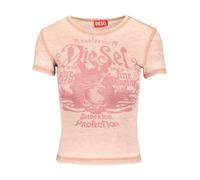 Diesel - T-Uncuties-Long-AA3 - Femme - Tops - Rose - Taille: 36 FR