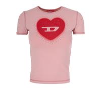Diesel - T-Uncuties Long - Femme - Tops - Rose - Taille: 42 FR