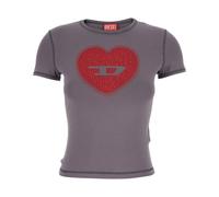 Diesel - T Uncuties Long S5 - Femme - Tops - Gris - Taille: 36 FR