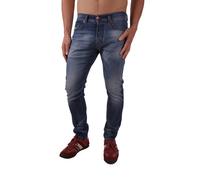 Diesel Tepphar 0848C_Stretch Pantalon Jeans pour Hommes Slim Carotte