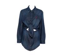 Diesel Veste en jean avec ceinture Femme Bleu Taille 38 FR