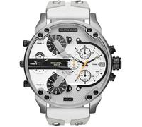 Diesel Timeframes Homme 66mm Bracelet Cuir Blanc Quartz Montre Dz7401 Multicolore