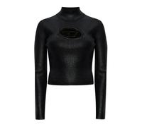 Diesel - Top M-Valari-Tn - Femme - Pulls - Noir - Taille: 42 FR