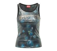 Diesel - Top sans Manches à Encolure Arrondie - Femme - Tops - Noir - Taille: 38 FR
