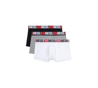 DIESEL Boxers 'Damien' gris chiné / rouge / noir / blanc, Taille XL