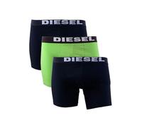 Diesel UMBX EBASTIANTHREEPACK Lot de 3 boxers longs pour homme (as3, Alpha, L, Regular, Regular, noir/vert/noir), Noir/vert/noir, L