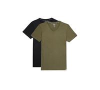 Diesel Umtee-Michael-Tube-twopack T-Shirt Homme (Lot de 2)