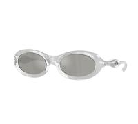 DIESEL Unisex DIESEL DL3011U 20296G Lunettes de soleil Injecté Transparent Gris Ronde Miroir
