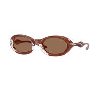 DIESEL Unisex DIESEL DL3011U 203373 Lunettes de soleil Injecté Transparent Marron Ronde Normale