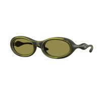 DIESEL Unisex DIESEL DL3011U 511/CB Lunettes de soleil Injecté Multicolore Vert Ronde Normale
