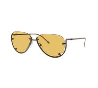 Diesel Lunettes de soleil DL1003 (105/85) Femme, monture cuivre antique, verres verts, 59 mm