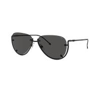 Diesel Unisex Sunglass DL1003 - Couleur du Monture: Noir mat, Couleur de Lentille: Gris foncé