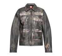 Diesel - Veste en cuir L-Mayer - Homme - Vestes - Brun - Taille: L
