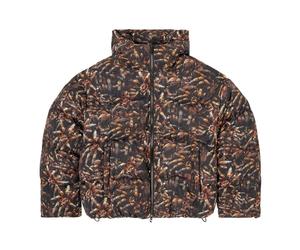 Diesel - Veste Matelassée à Capuche Imprimé Araignée - Homme - Vestes - Multicolore - Taille: M