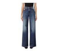 Diesel - Wide Leg Jeans - Femme - Jeans - Bleu - Taille: W26
