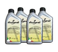 DieselSprint additif Multifonction pour Les Moteurs Diesel - Nettoyant Injecteur Diesel - Produit Décrassant et Lubrifiant pour Décalaminage 4 litres (4 flacons de 1000ml)