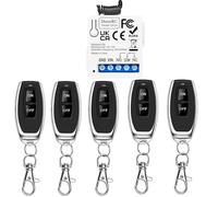 DieseRC 433Mhz Commutateur de télécommande sans fil universel DC 12V 1CH Module récepteur de relais RF avec 5 émetteurs DIY télécommande EV1527 Code d'apprentissage