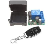 DieseRC Commutateur de Télécommande sans Fil 433Mhz 5V 12V 24V 1 Canal Radio Commande Relais Récepteur avec 1 émetteur Porte-clés Contacts sans potentiel contrôleur de Relais