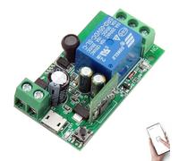 DieseRC Interrupteur Intelligent WIFI 1 canal, DC 5V 12V 24V 36V Sortie Passive Module Relais, Ewelink APP Contrôle WIFI compatible avec Alexa/Google Home, commutateur Inching/autobloquant