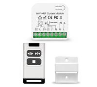 DieseRC Module de Contrôleur de Volet Roulant Intelligent sans fil avec Télécommande RF 433 MHz, Contrôle WIFI Tuya APP Compatible avec le Contrôle Alexa/Google Home APP et Commutateur Manuel