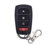 DieseRC Télécommande sans fil 433Mhz Transmetteur Porte-clés 1527 Code d'apprentissage 1Bouton 2 Boutons 4 Boutons, à utiliser avec le récepteur DieseRC (KT16)