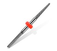 Diesisa Embout Ponceuse Ongles, Embout Ponceuse Double Tête en Tungstène, 3/32 Pouce (2,35 mm) Embout Ponceuse Ongles Depose Gel Cuticule, Pointe Pointue+Ronde pour Ongles Acrylique/Naturels (Fin)