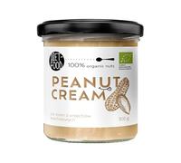 DIET-FOOD Beurre de cacahuète bio - sans sucre, sans huile de palme - pâte à tartiner (arachide/noisette), keto, vegan, bio - 300 g