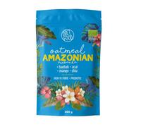 DIET-FOOD Flocons d’avoine bio au prébiotique - muesli petit-déjeuner repas complet prêt en 3 min - ingrédients écoresponsables - version amazonienne - 200 g
