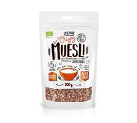 DIET-FOOD Muesli croustillant bio aux graines de chia et super-aliments, snack non OGM faible en glucides sans sucres ajoutés (1 unité)