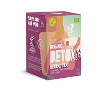 DIET-FOOD Sachets de Thé Bio - Thé Détox au Citronnelle - Ingrédients Certifiés Biologiques - Sans Plastique - Boisson Chaude - Produit Naturel - 20 x 1.5 g Sachets de Thé