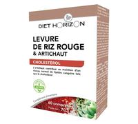 Diet Horizon Levure De Riz Rouge & Artichaud 60 Comprimes