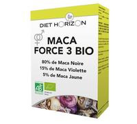 DIET HORIZON Maca force 3-60 gélules Bio -