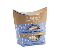 Diet World C'est Moi Qui l'ai Fait Lingettes Démaquillantes Lavables + Filet de Lavage 8 unités