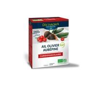 Dietaroma Gélules Capital Cœur Bio - Complément Alimentaire - Circulation Sanguine - Ail Noir, Olivier, Aubépine - 60 Gélules
