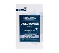 Dietaroma L-Glutamine 2000 mg, Zinc, Vitamines B2 et B6, 60 Comprimés