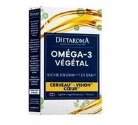 Dietaroma Oméga 3 Végétal Huile d'algue DHA + EPA 60 gélules